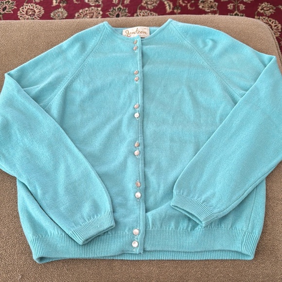 Jantzen Sweaters - Vintage Jantzen Size 36 Button Front Blue Sweater Cardigan (TD)